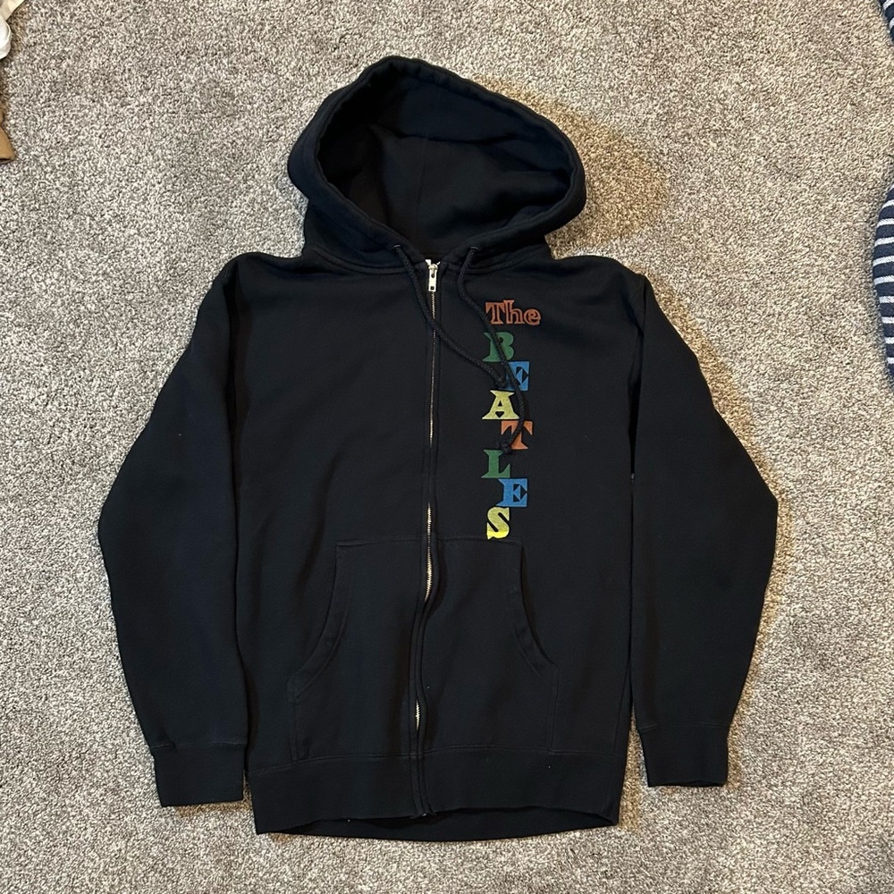 The Beatles Black and Red Jacket with Hood
